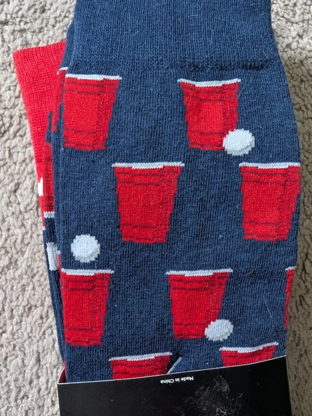 HOTSOX Men’s Socks – 3 Pairs – New- Red Solo Cups